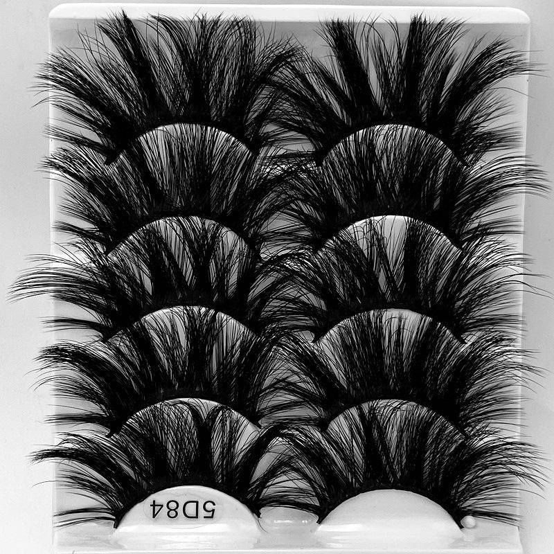 5D 25mm Mink Eyelash Multi-Layer Lengthen and Thicken False Eyelashes