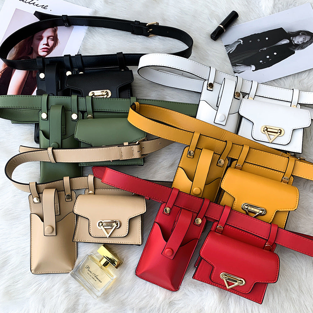 Belt Casual PU Leather Waist Bag