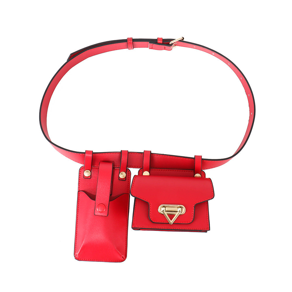 Belt Casual PU Leather Waist Bag