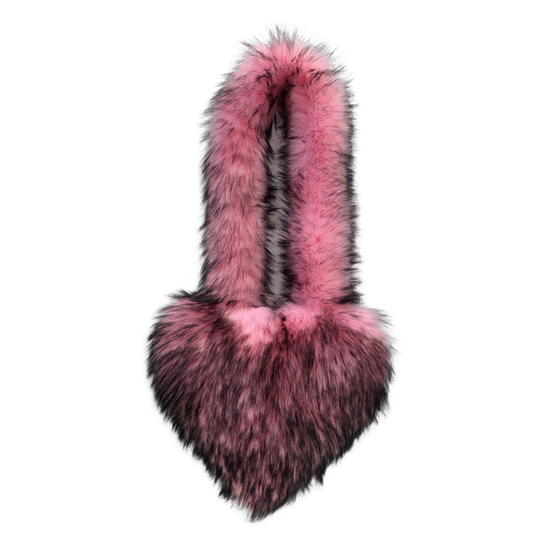 Crossbody Heart Fur Plush Bag