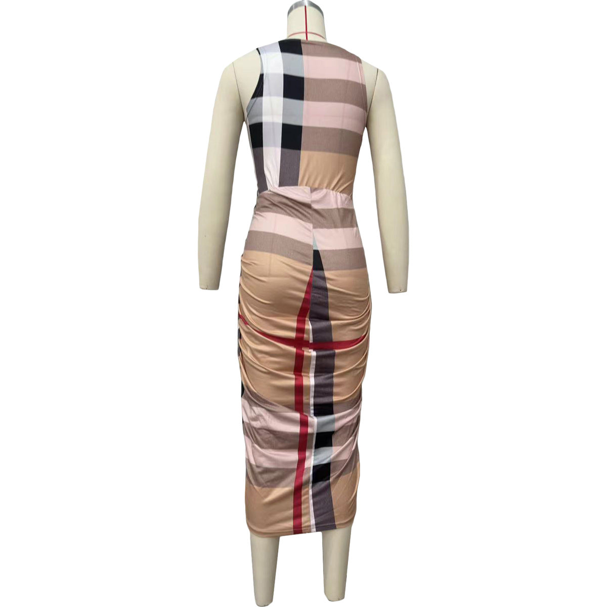 Crossover Wrap Split Dress